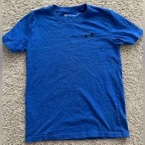 Under Armour Boys Shirt Size 7- Blue